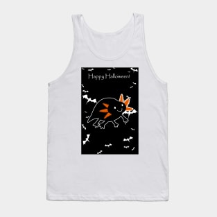 Happy Halloween - Black Axolotl Tank Top